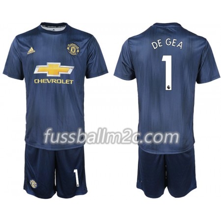 Fußballtrikots Manchester United DE GEA 1 Kinder Ausweich Trikotsatz 2018-2019